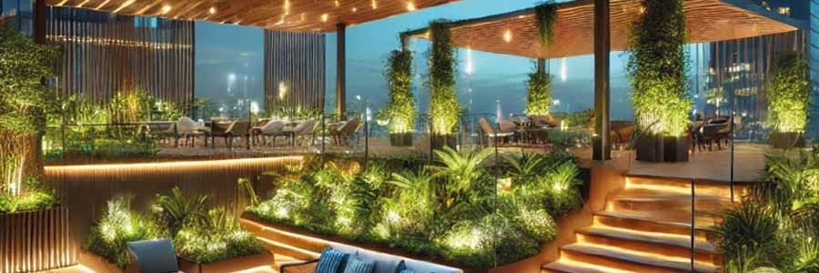 Sfeervolle daktuin AI