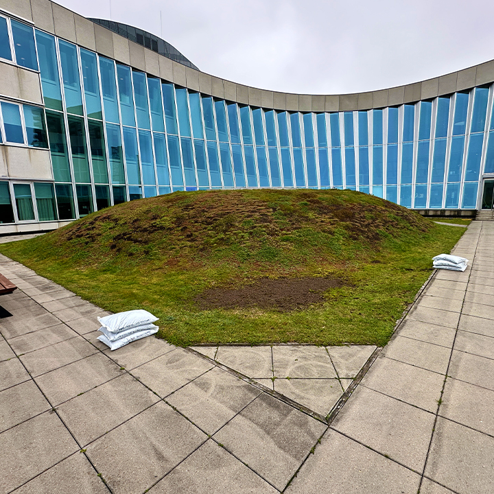 Natte zones opvullen met substraat Nieuwegein